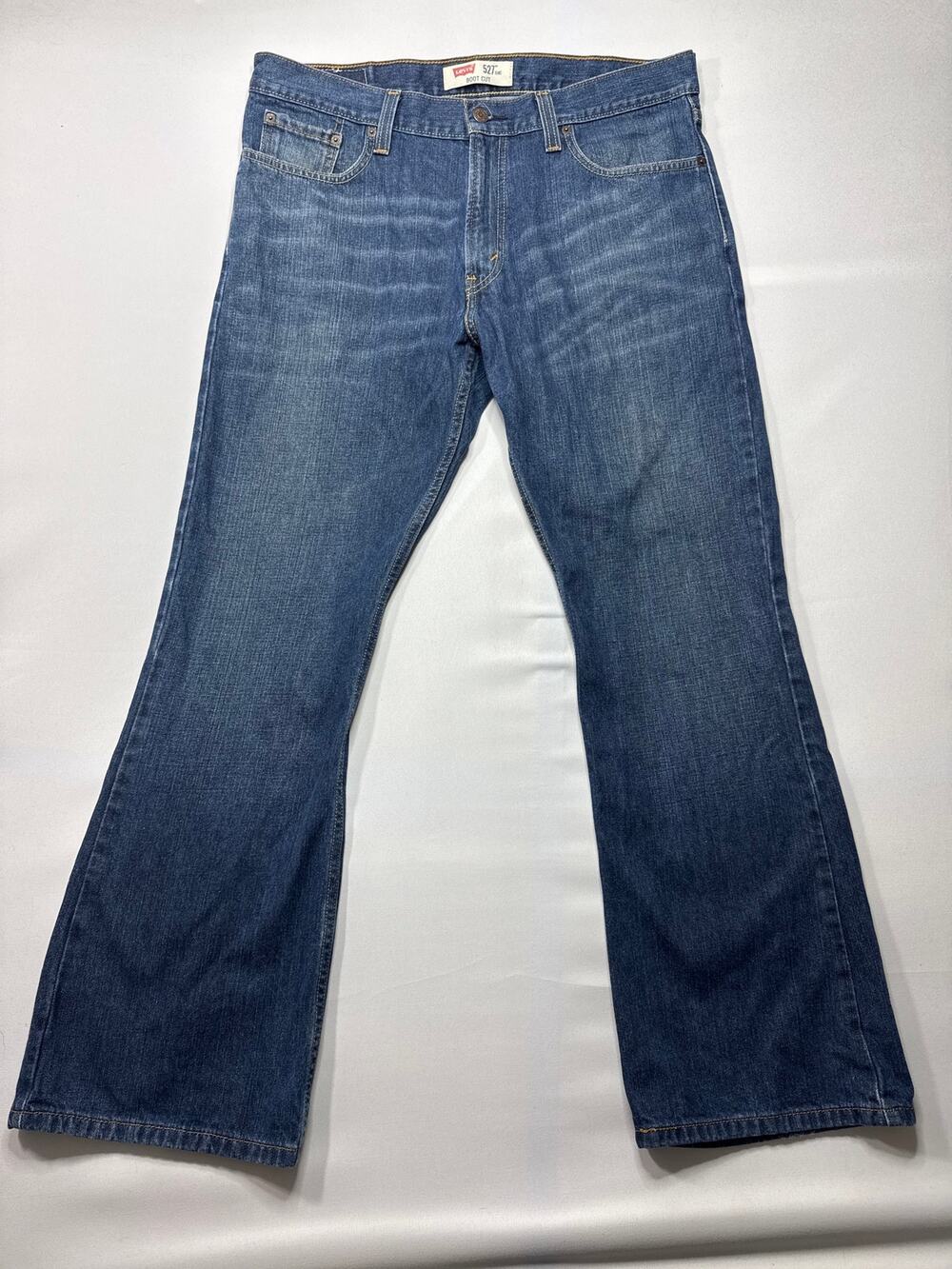 Levi's 527 Men's Low Rise Bootcut Blue Jeans- Size 36x30 (36x31)